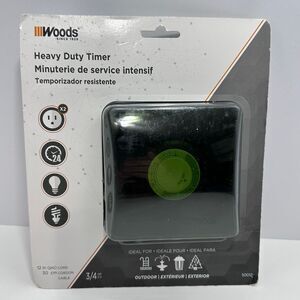 Woods Heavy Duty Timer Indoor/Outdoor New in Box